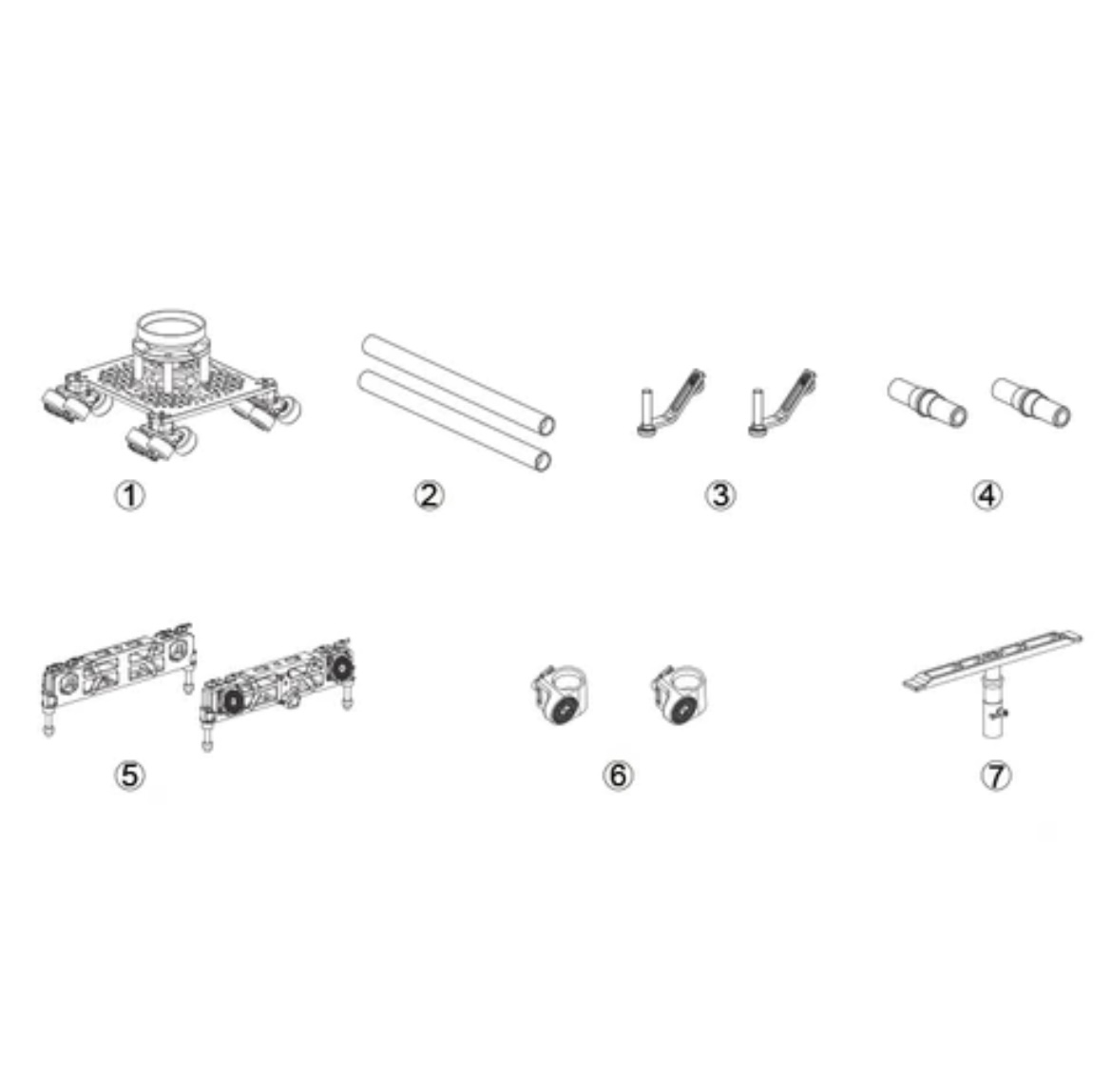 TILTA Heavy Duty Dolly Slider Kit TSS-01 - 8