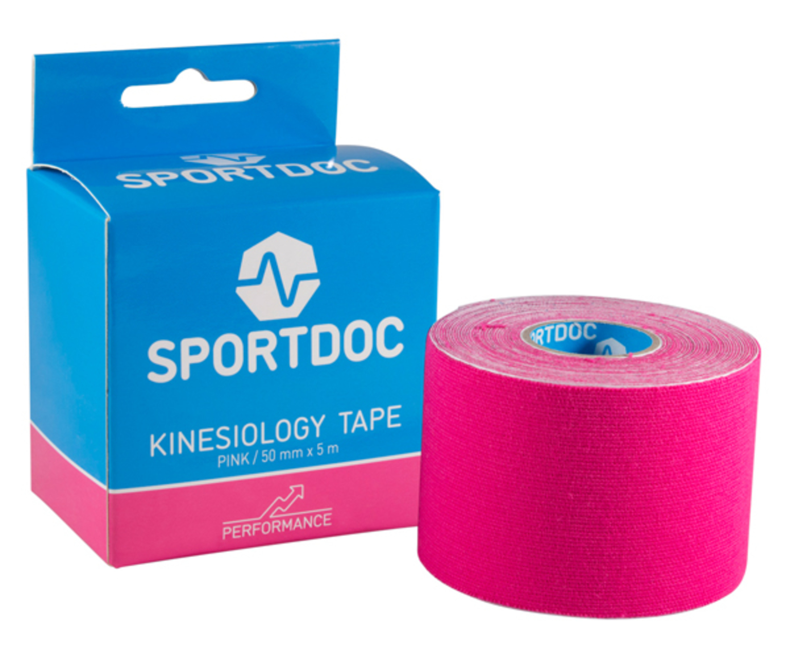 Kinesiotejp 50mm x 5m Rosa Styck eller kartong. SportDoc