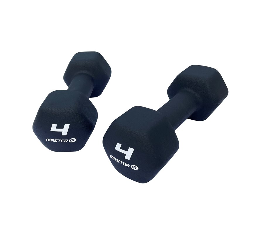 Master Neoprenhantel, 4 kg (1 par)