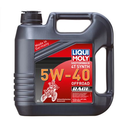 LIQUI MOLY Motorolja 5W-40 4L – Helsyntetisk för MC, Enduro & Cross (API SN Plus, JASO MA2)