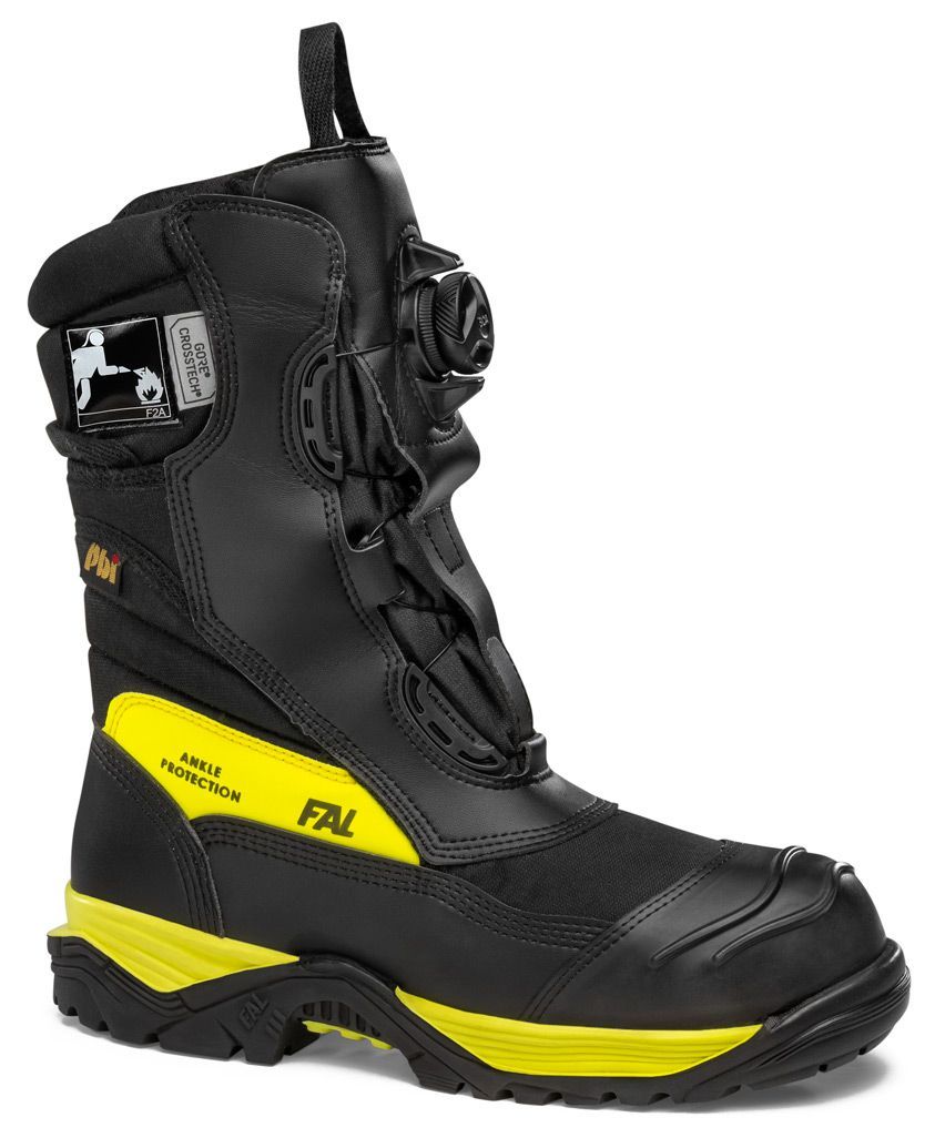 Brannstøvel - FAL FTX9000BOA i PBI, BOA låsesystem, EN-ISO 15090:2012  F2A+SRC+HI3+CI+AN