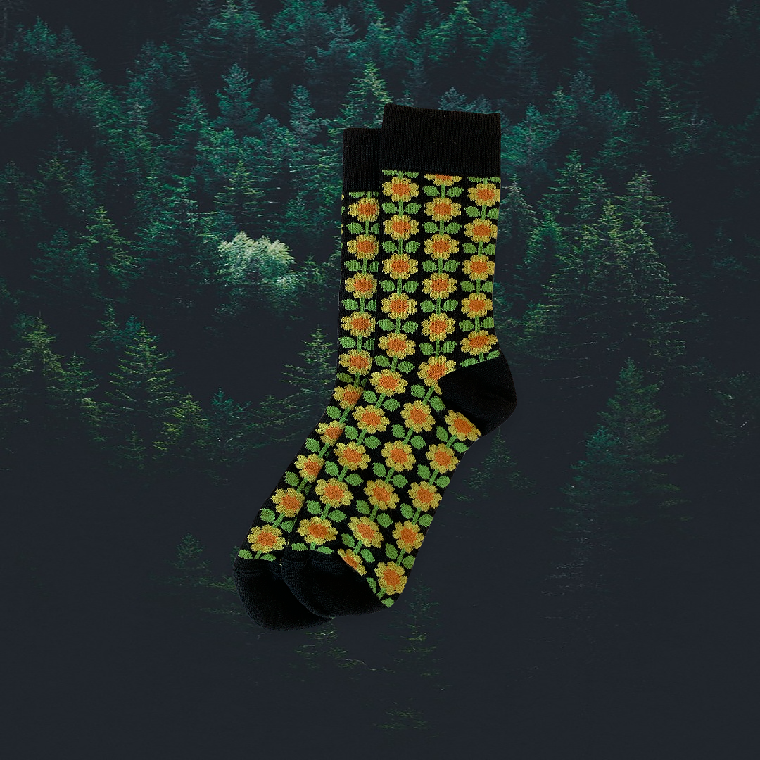 Wool socks Cloudberry, Black 36-40 - 3