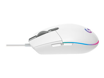 Logitech Gaming Mouse G203 LIGHTSYNC Optisk kabel Vit