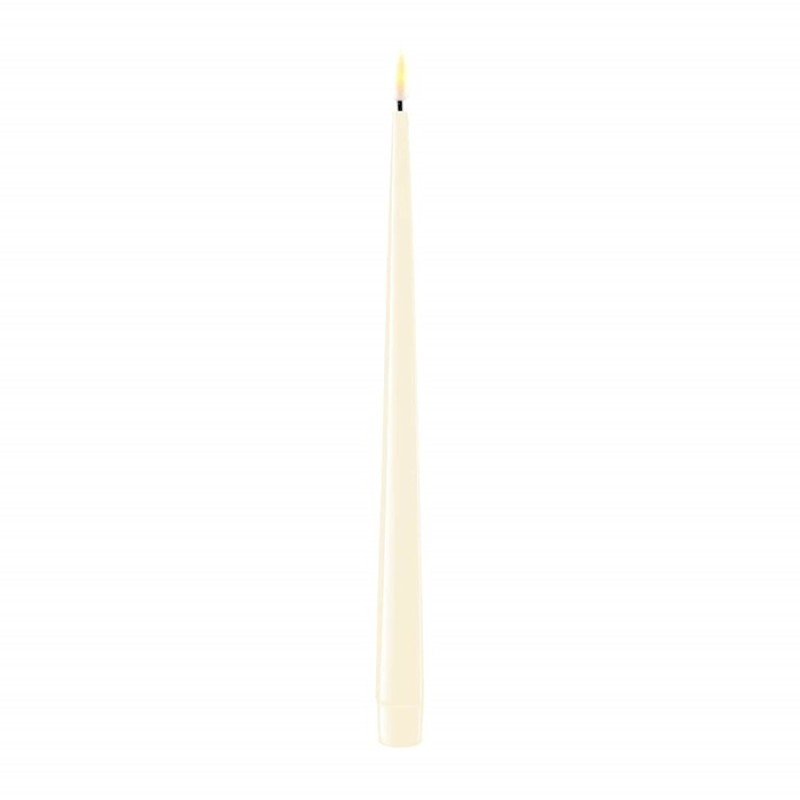 Rustikljus / Led / Cream / 2-pack / 28cm