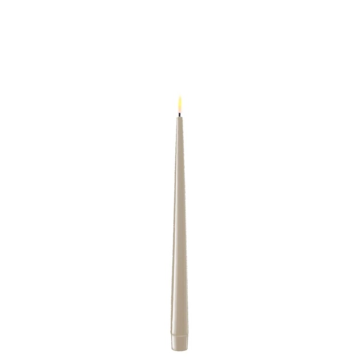 Rustikljus / Led / Sand / 2-pack / 28cm