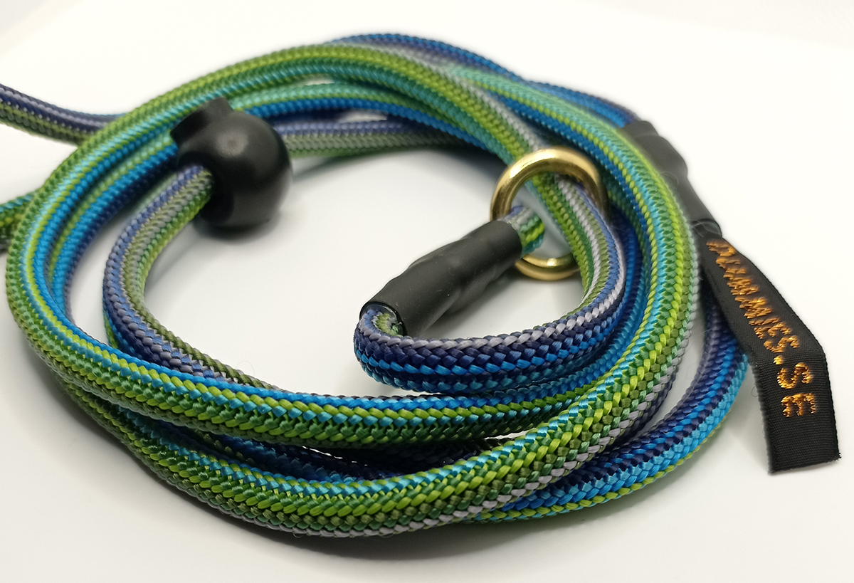 Retrieverkoppel melerat Jade 140 cm