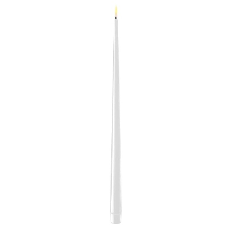 Rustikljus / Ledljus / Vit / 2-pack / 38cm