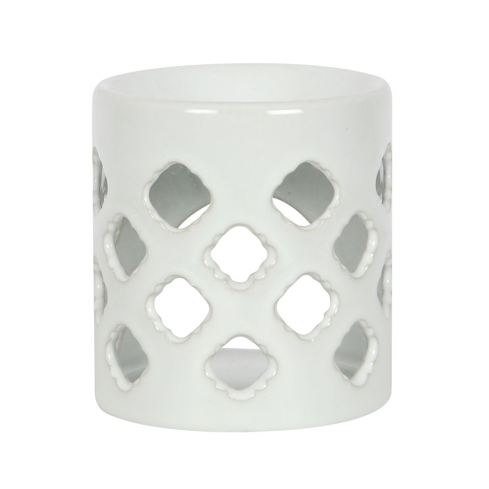  Aromalampa / Oil Burner - Vit Oljebrännare  - 2