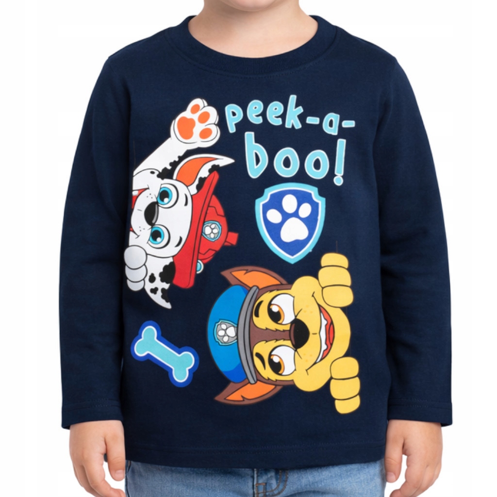 Paw Patrol T-shirt med Långärmad Svart - 2