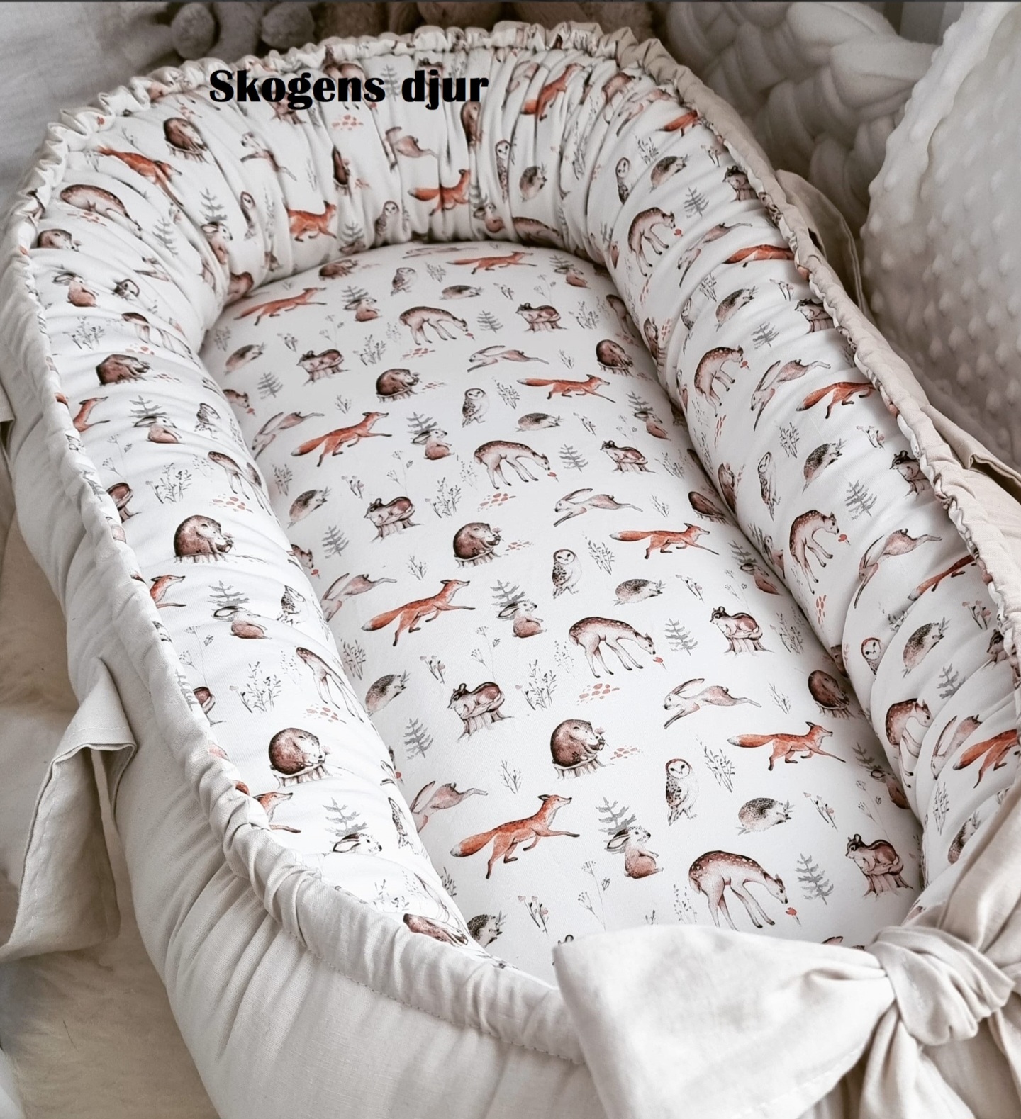 Tyg utsida Algot grön muslin - 22