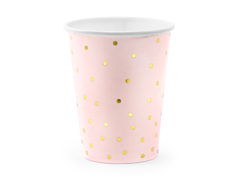 Muggar Rosa Guld prickar 6-pack