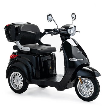 Svart_MDR-certifierad_promenadscooter_Cristal_för_seniorer
