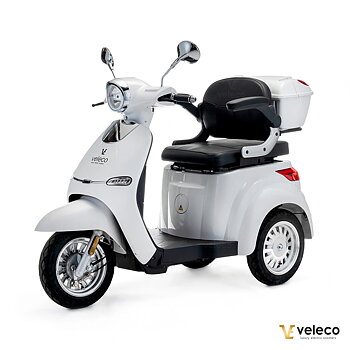 Elegant_promenadscooter_för_seniorer_-_Cristal_Vit_1000W
