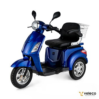 Blå_ZT15_promenadscooter_med_900W_motor_trehjulig_permobil