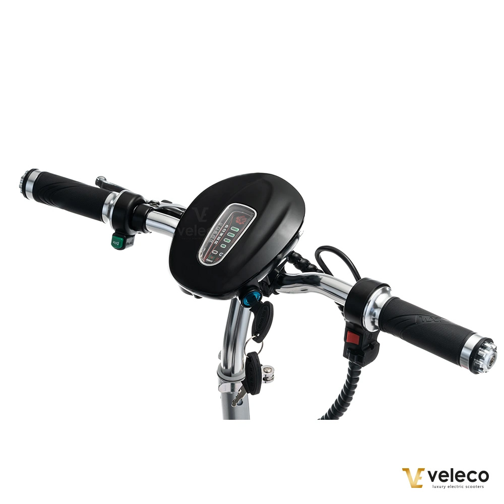 Gåscooter Foldbar Svart ZT16  - 20