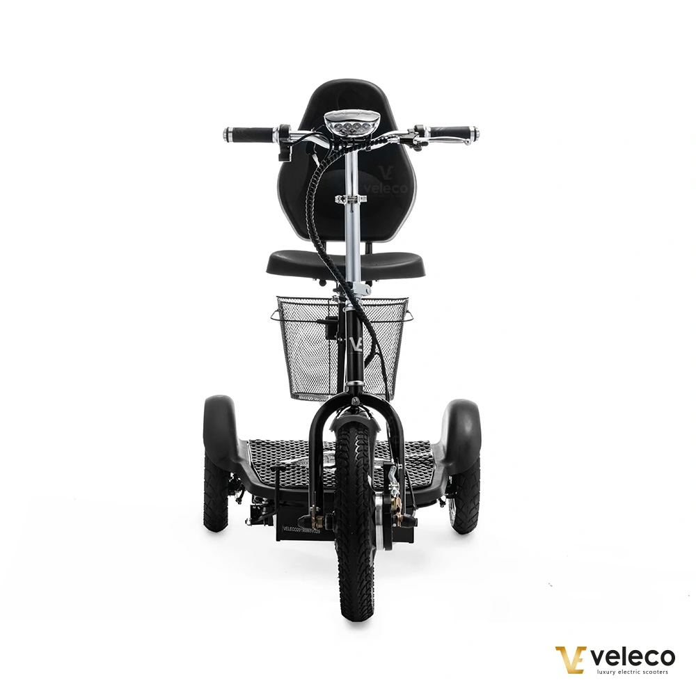 Gåscooter Foldbar Svart ZT16  - 4