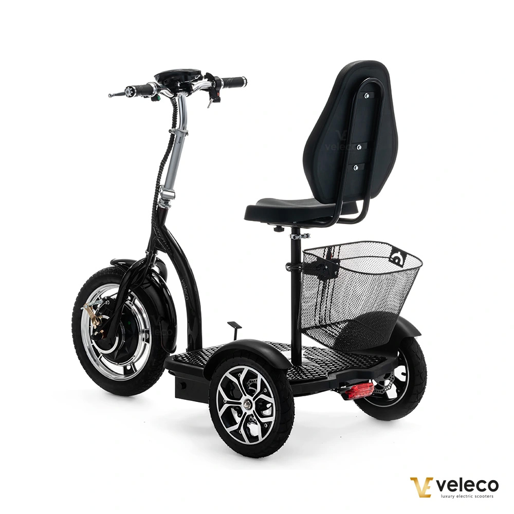 Gåscooter Foldbar Svart ZT16  - 9