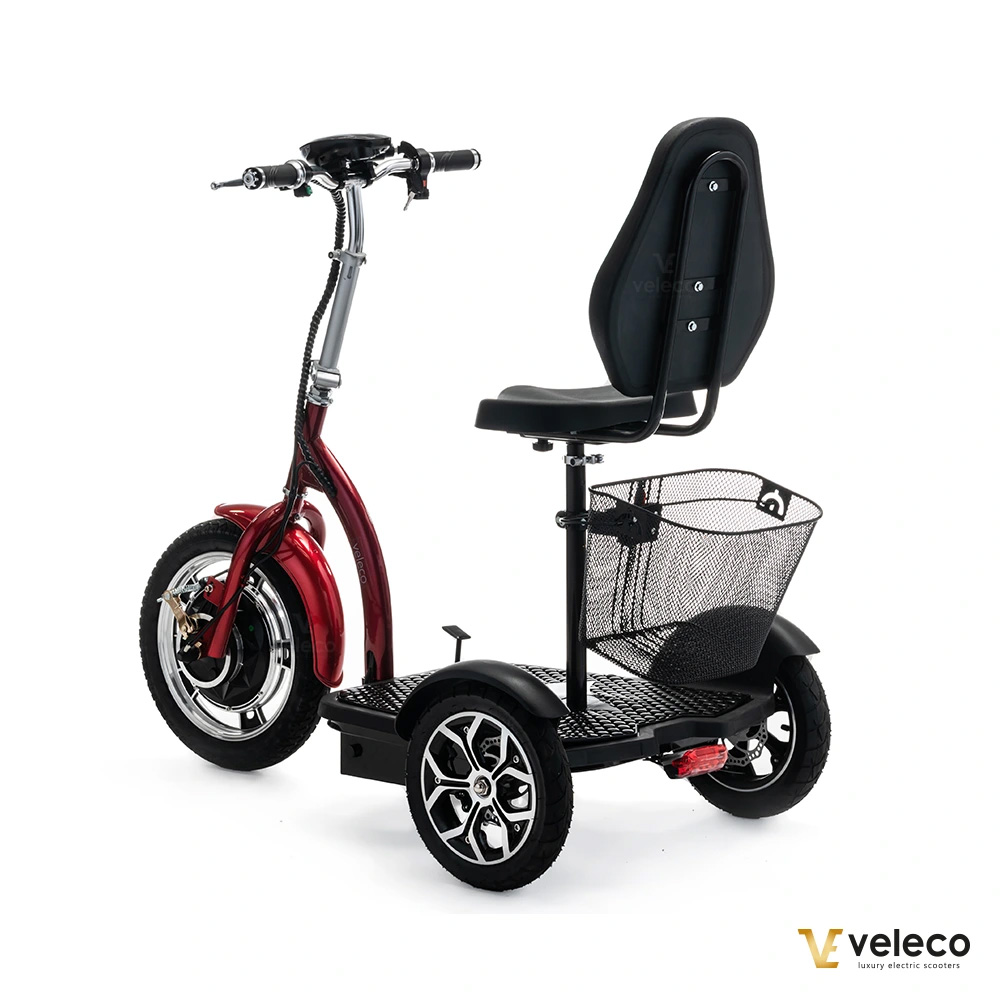 Gåscooter Foldbar Röd ZT16  - 8