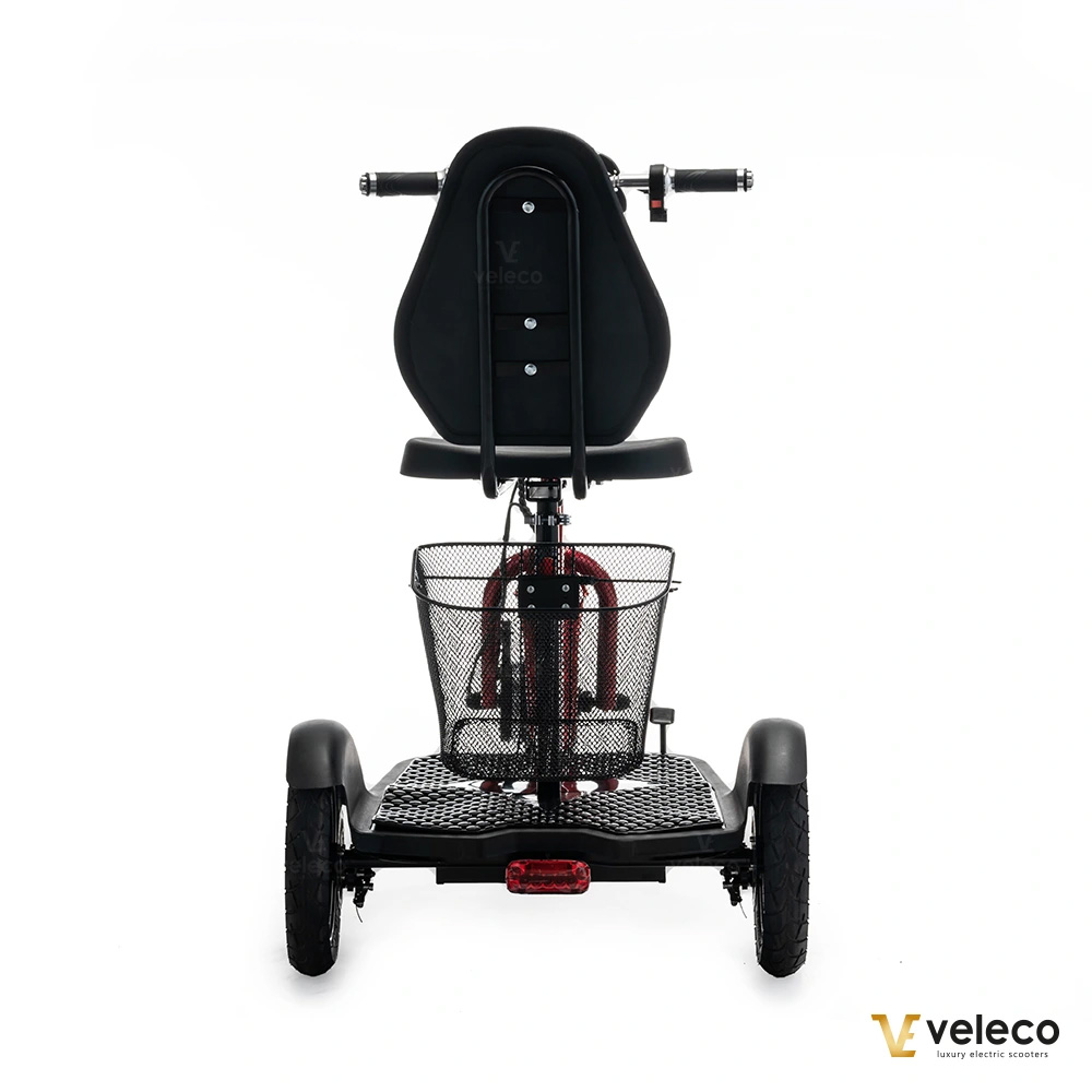 Gåscooter Foldbar Röd ZT16  - 7
