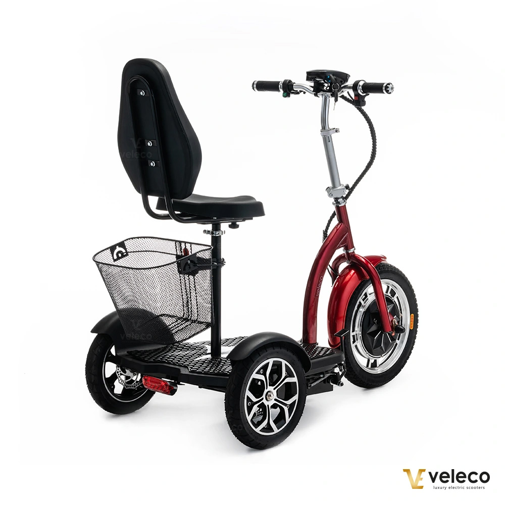 Gåscooter Foldbar Röd ZT16  - 6