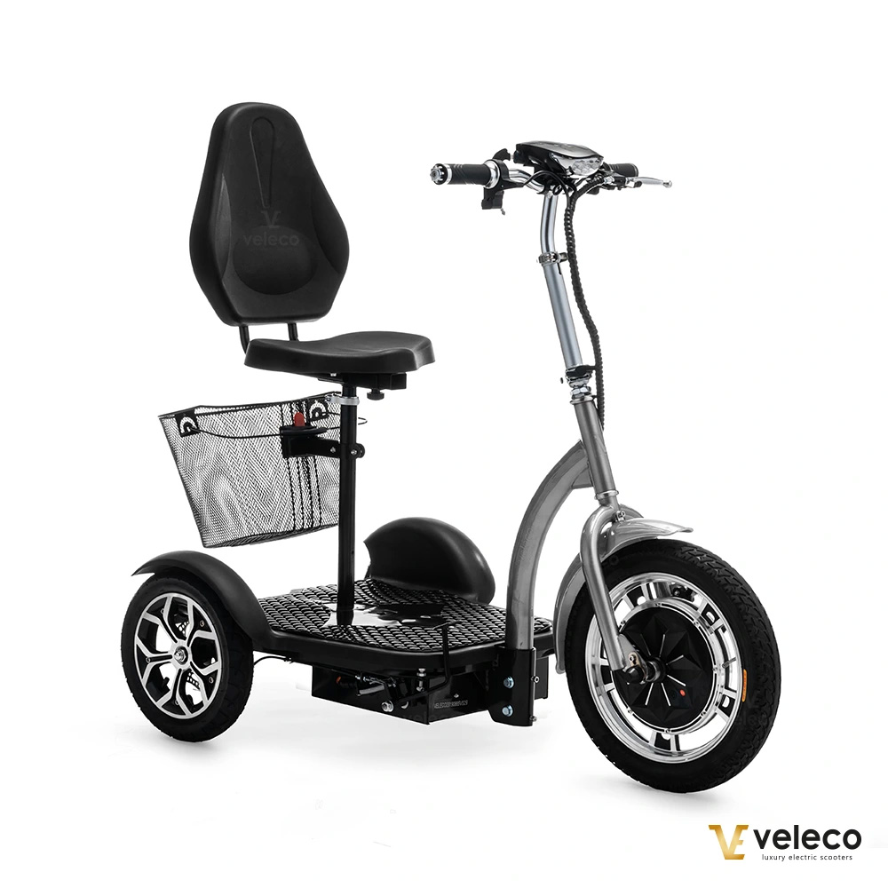 ZT16_Silver:_Hopfällbar_Promenadscooter_för_äldre