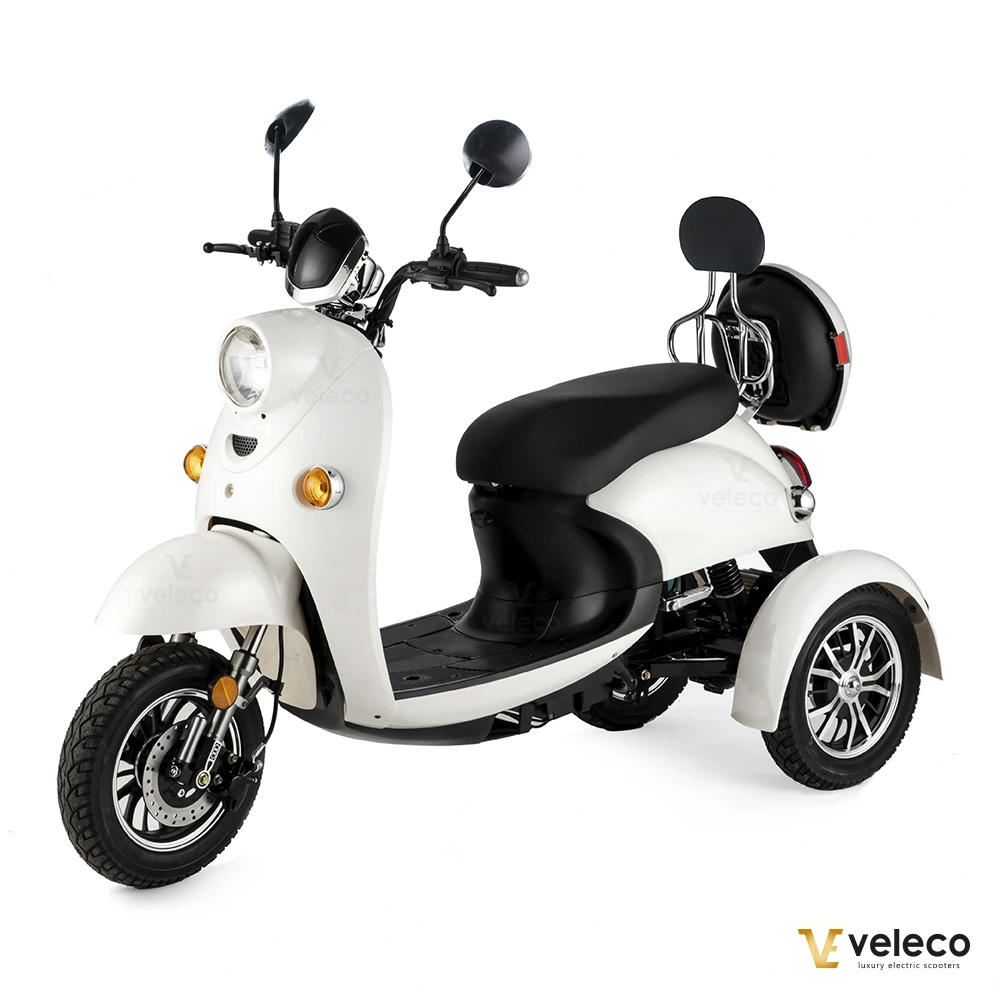  Gåscooter To-personers - ZT63 Vit - 2