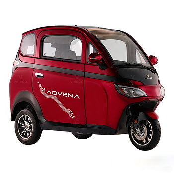 Elmopedbil Advena röd