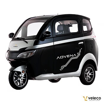 Elmopedbil Advena  svart