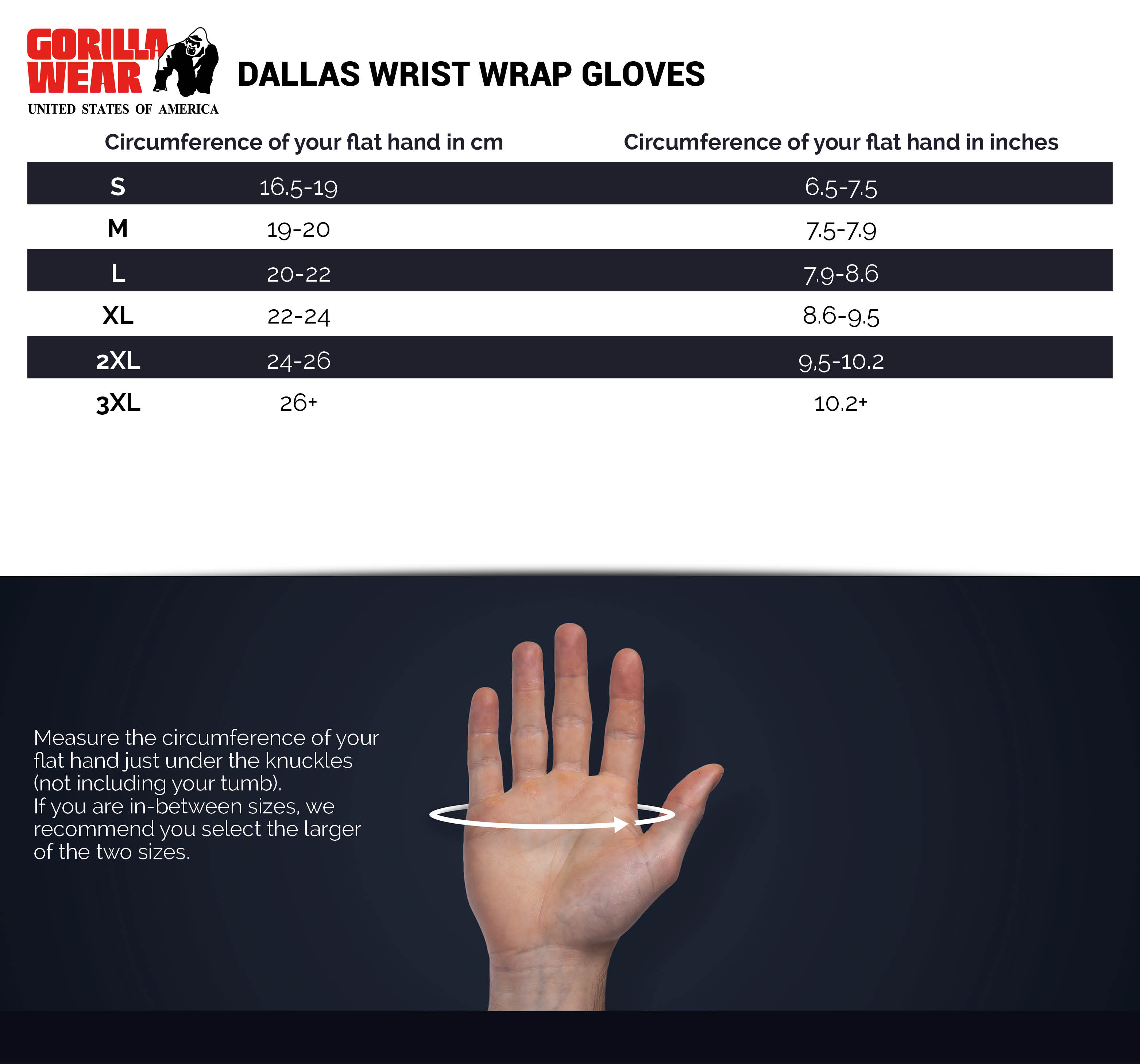 Dallas Wrist Wraps Gloves, black/red - 3