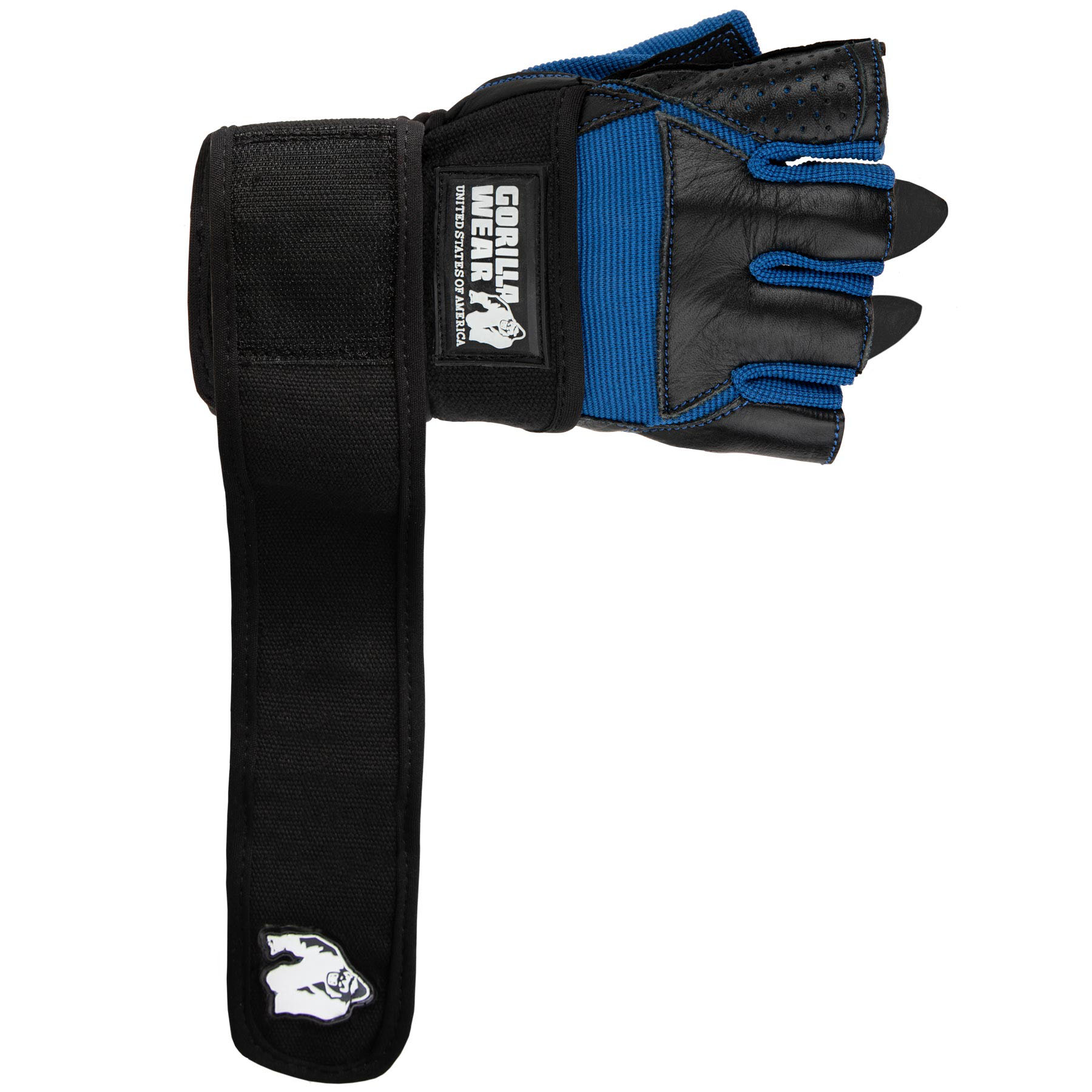 Dallas Wrist Wraps Gloves, black/blue - 2