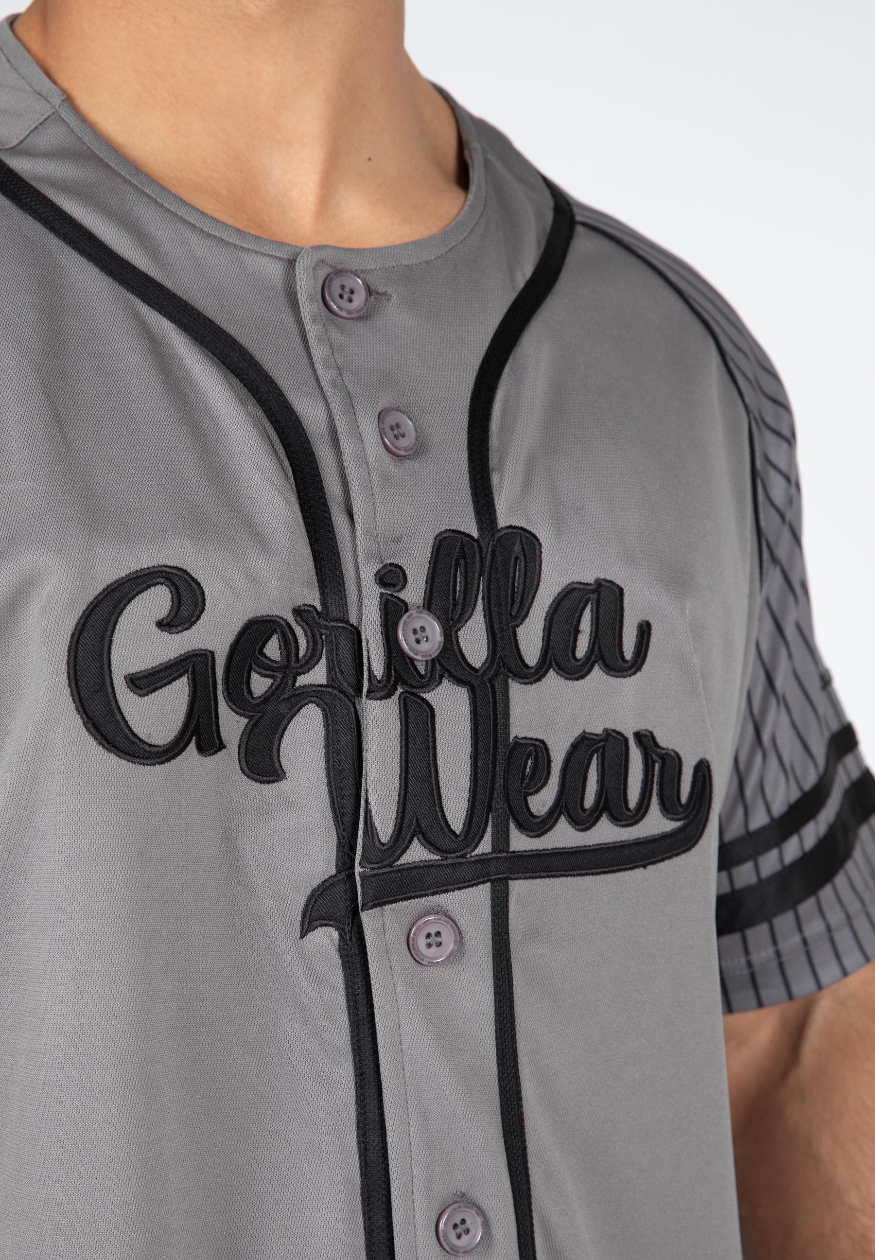 82 Baseball Jersey, grey - 9