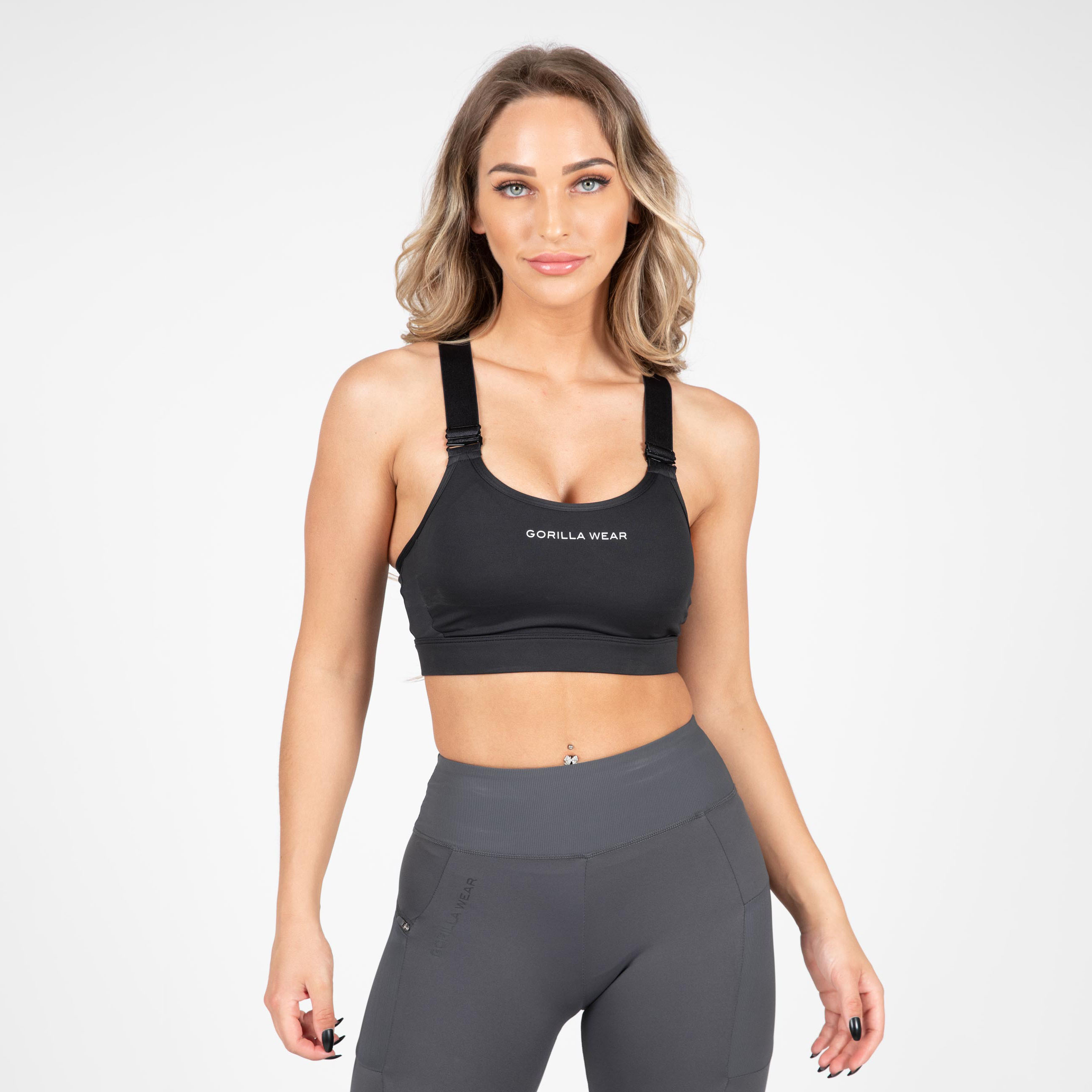 Monroe Sports Bra, black
