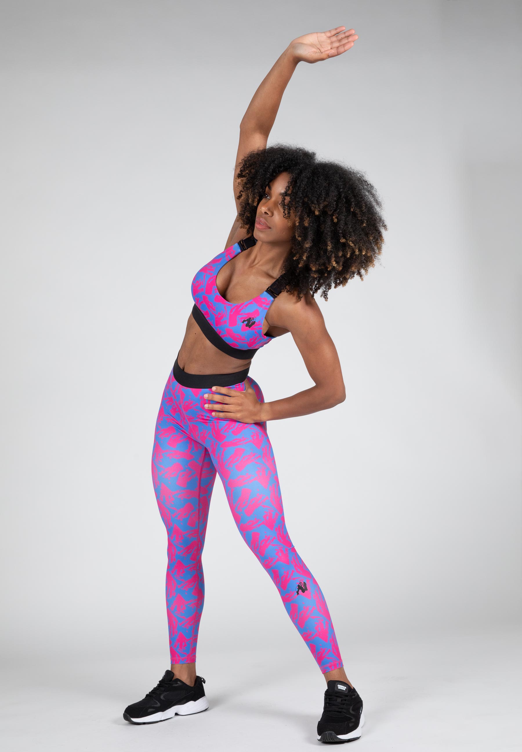 Colby Sports Bra, blue/pink - 4