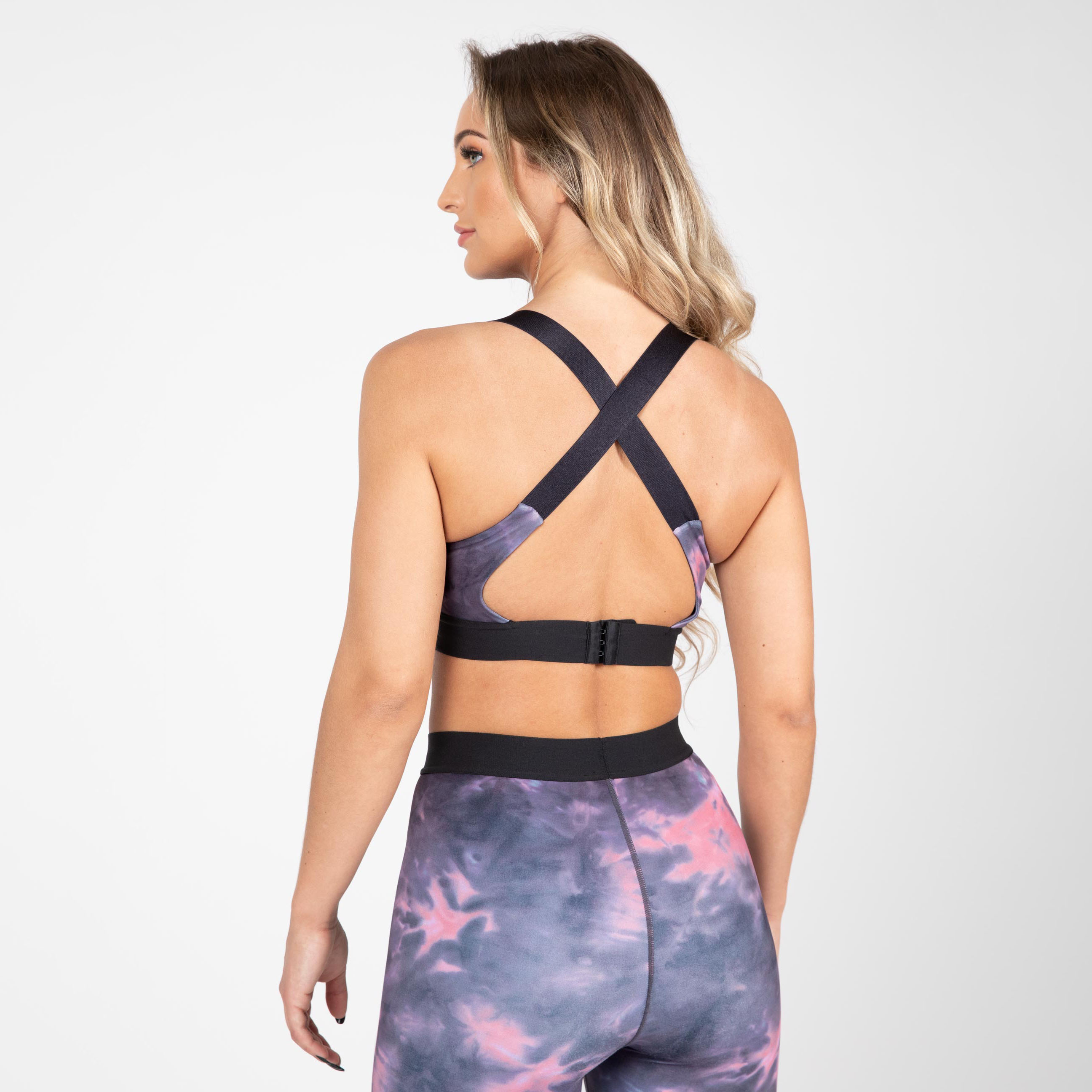 Colby Sports Bra, grey/pink - 2