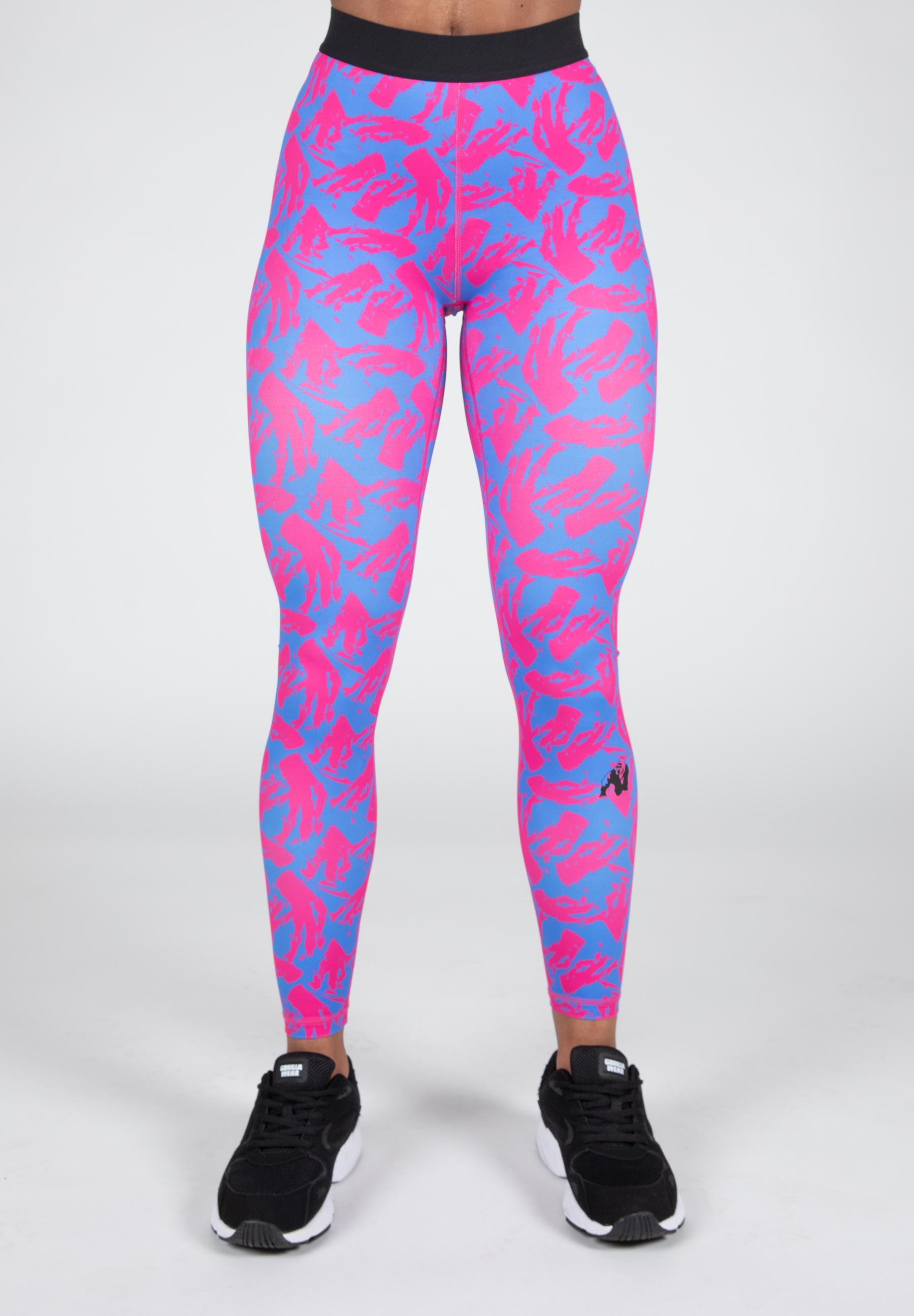Colby Leggings, blue/pink - 10