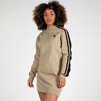 Isabella Sweatshirt Dress, beige
