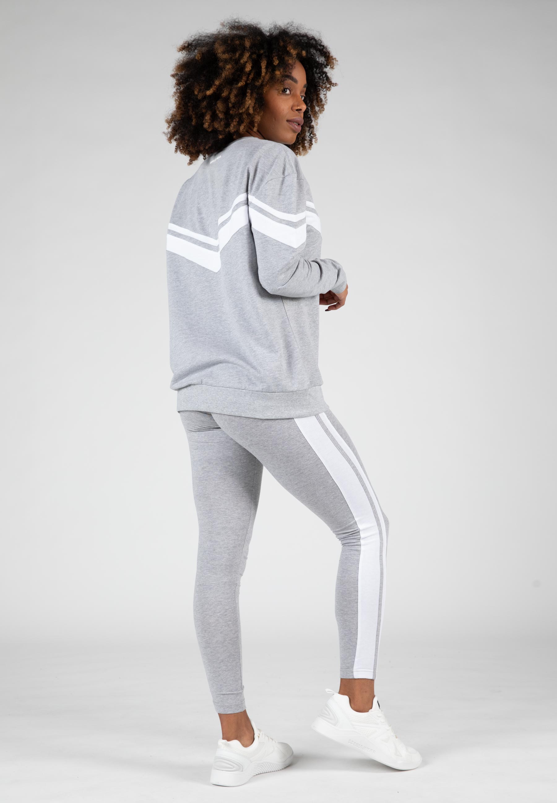 Hailey Oversized Sweatshirt, grey melange - 10