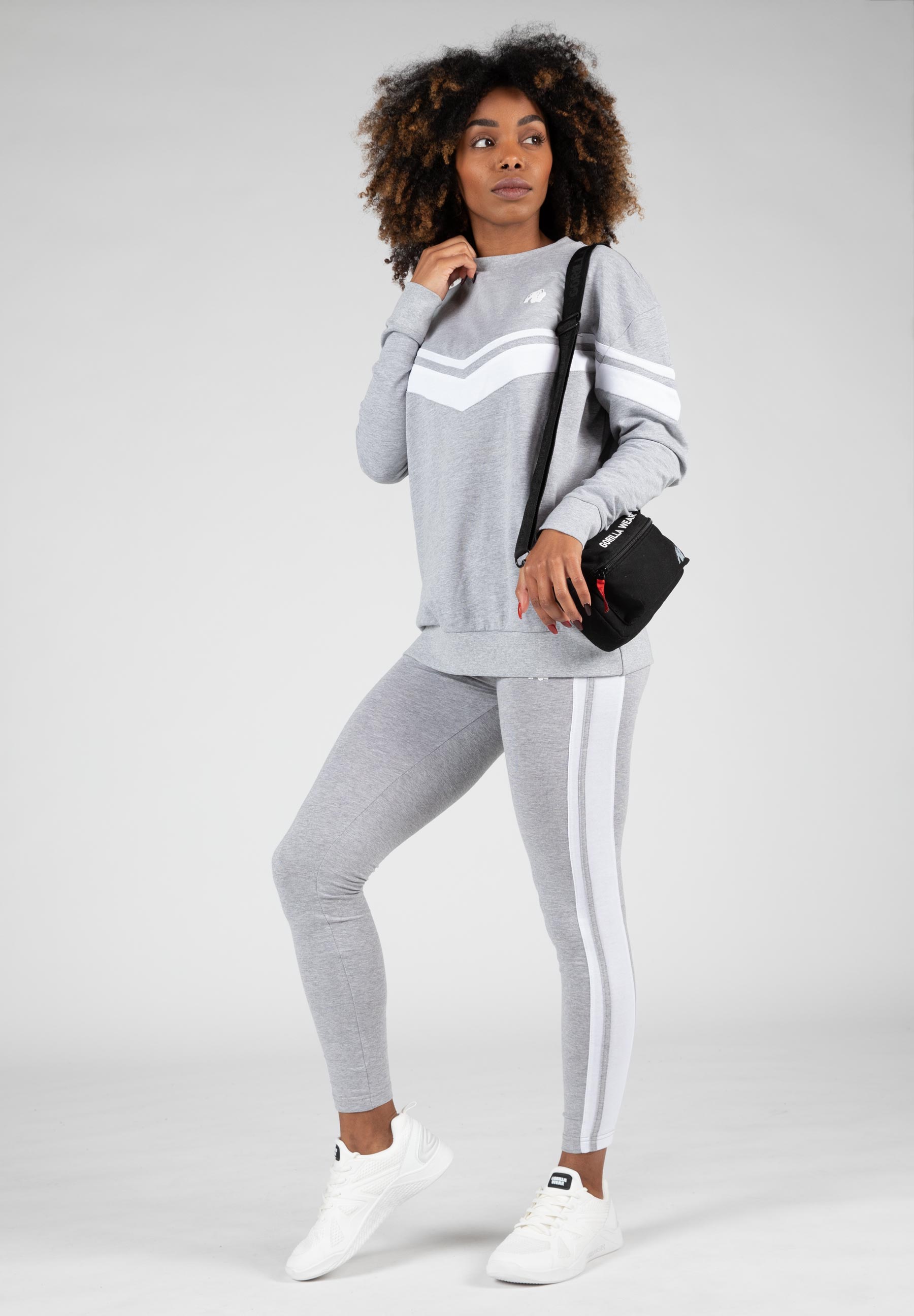 Hailey Oversized Sweatshirt, grey melange - 9