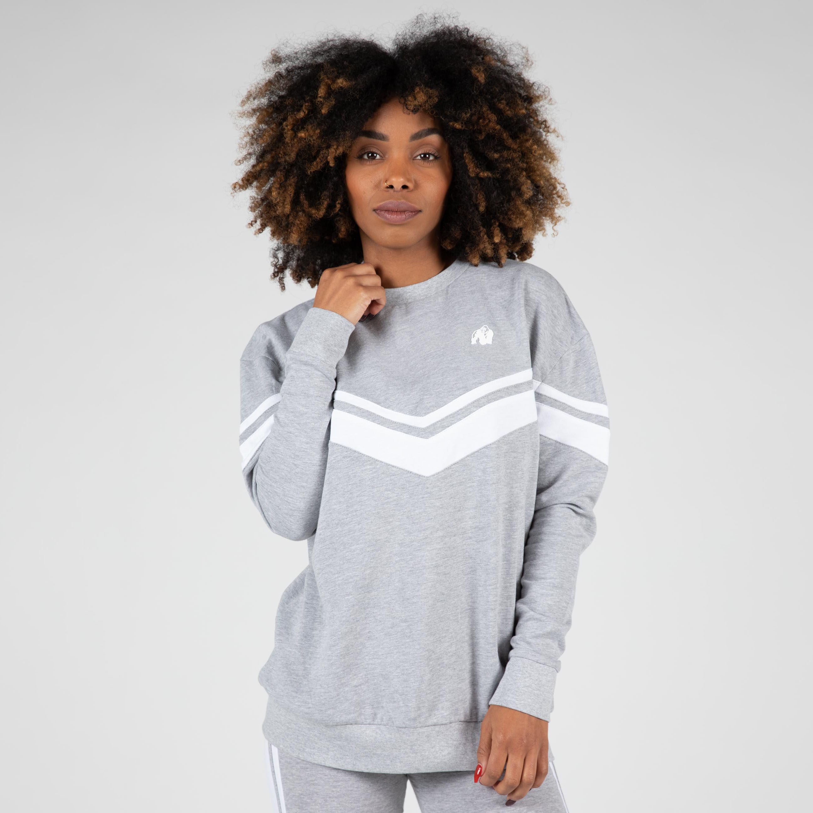 Hailey Oversized Sweatshirt, grey melange