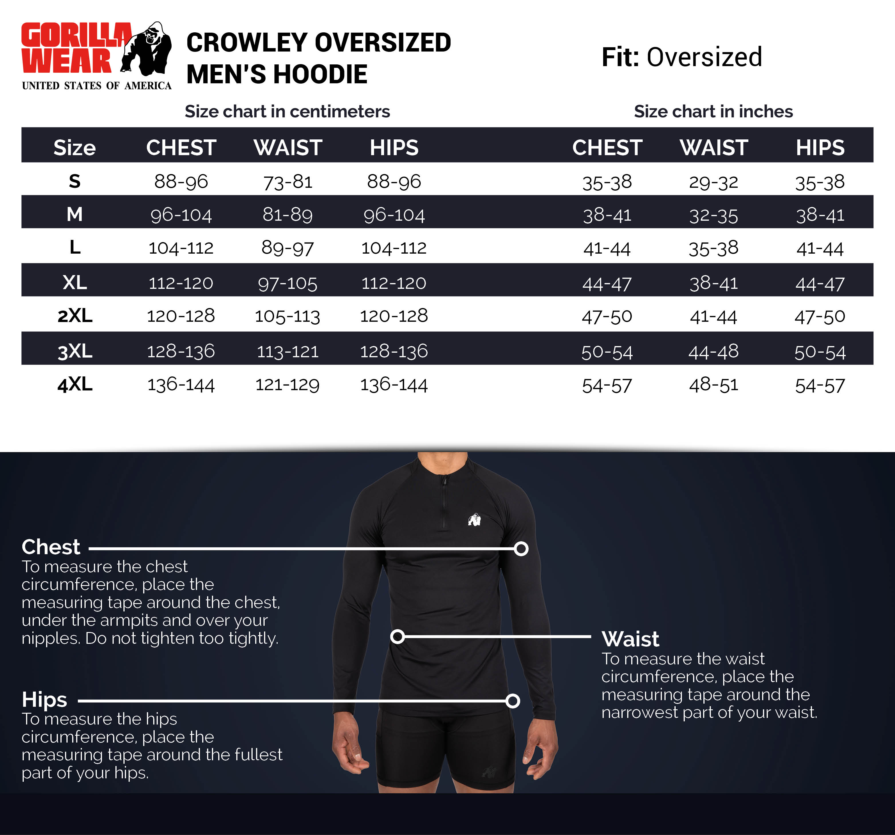 Crowley Oversized Men's Hoodie, washed grey - 3