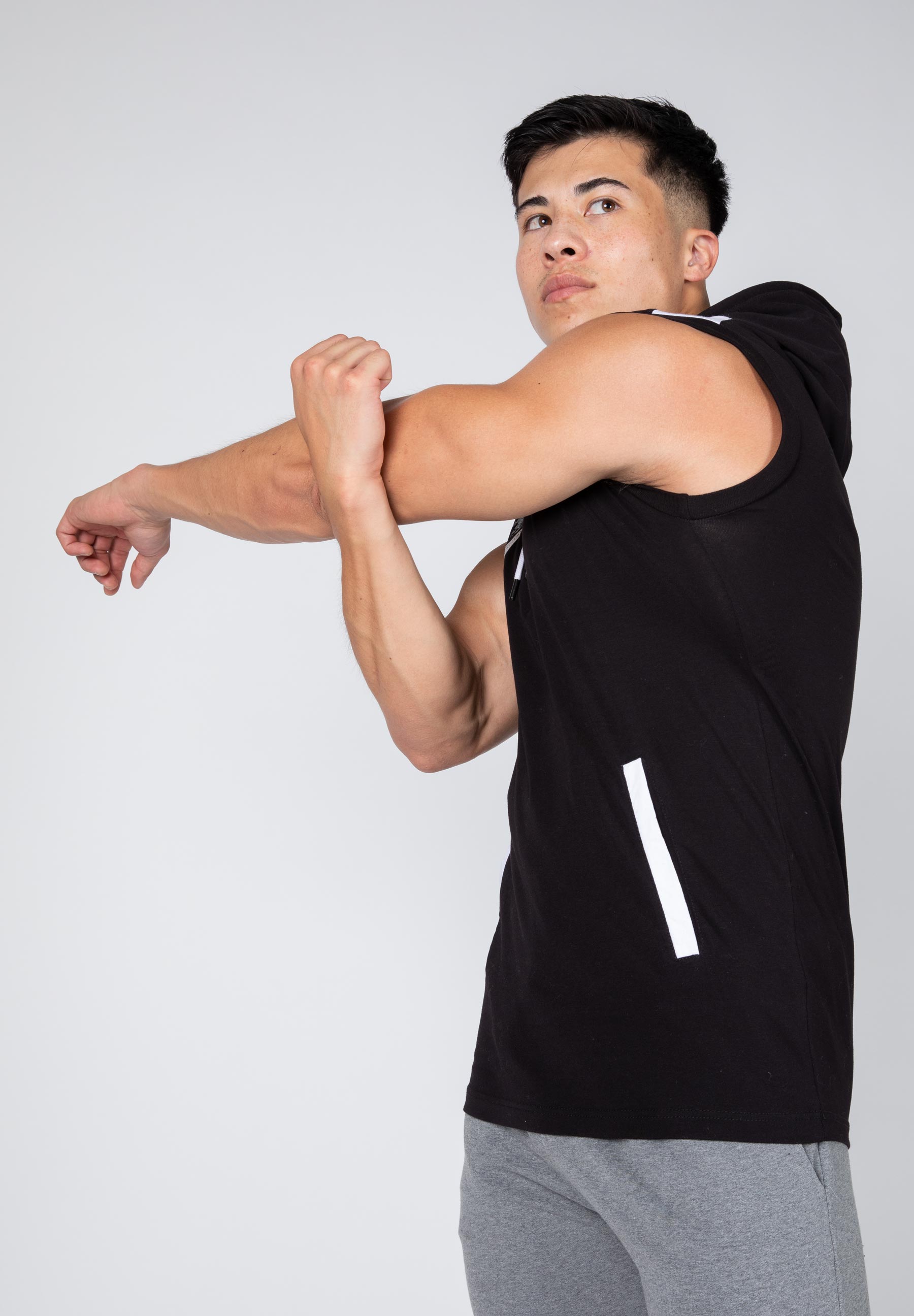 Oswego S/L Hooded T-Shirt, black - 7