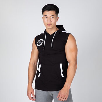 Oswego S/L Hooded T-Shirt, black