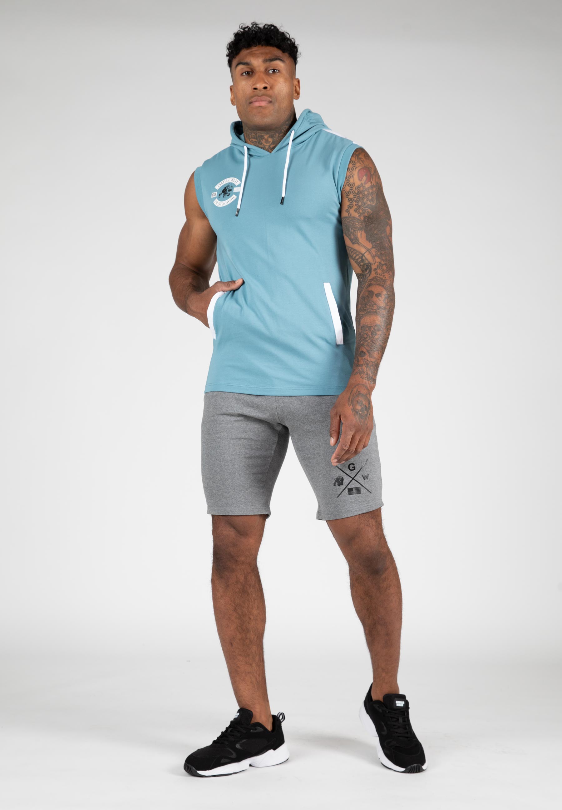 Oswego S/L Hooded T-Shirt, blue - 8