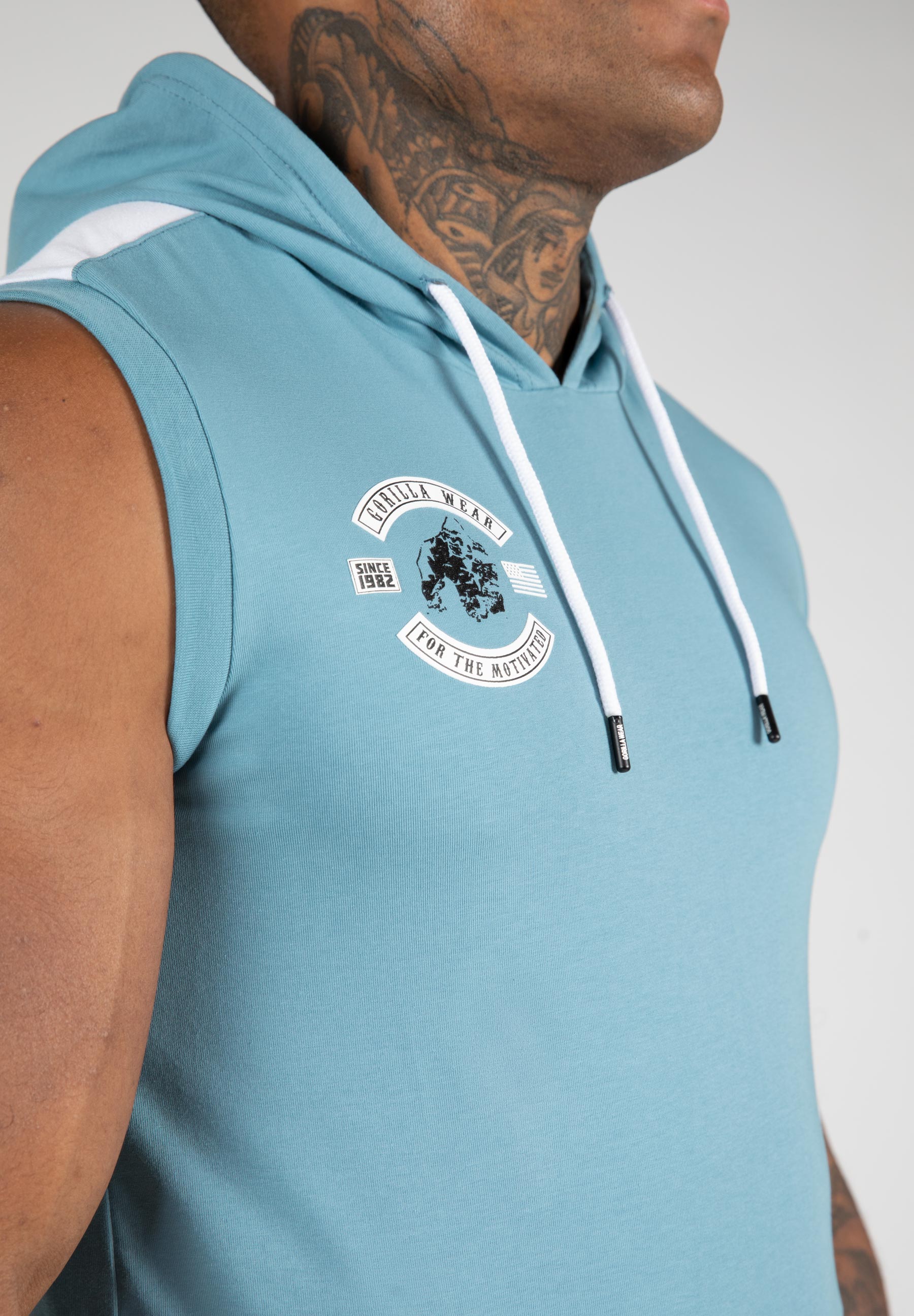 Oswego S/L Hooded T-Shirt, blue - 7