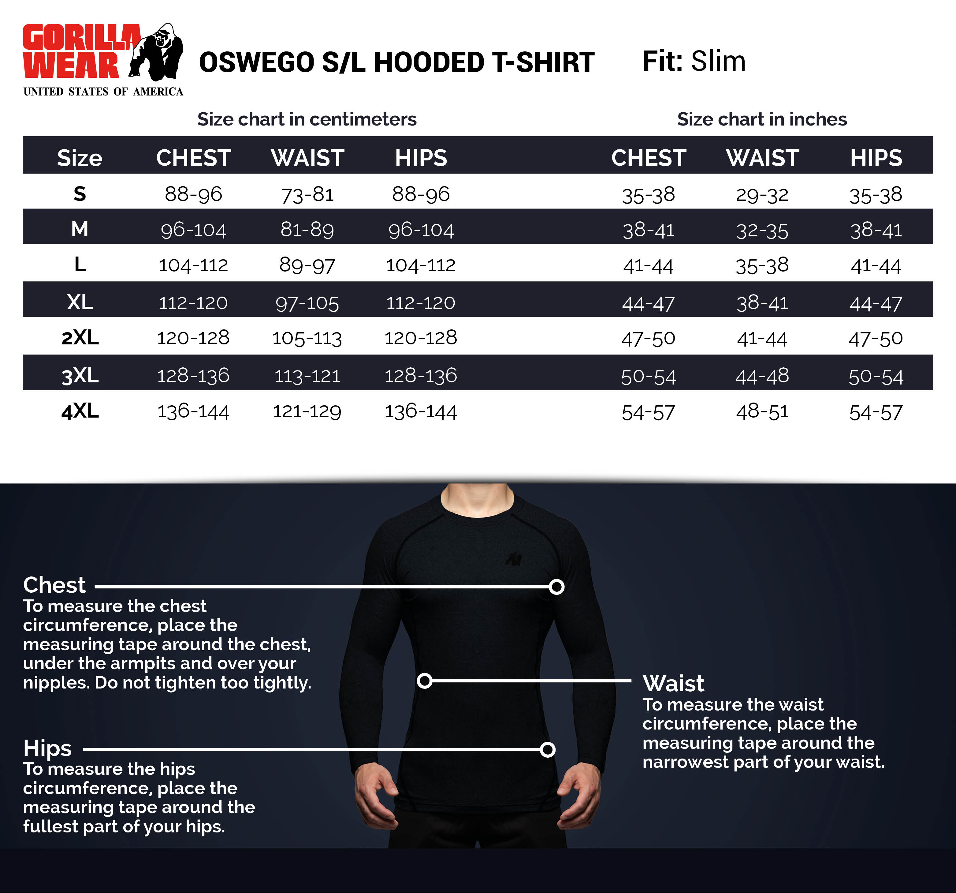 Oswego S/L Hooded T-Shirt, blue - 3