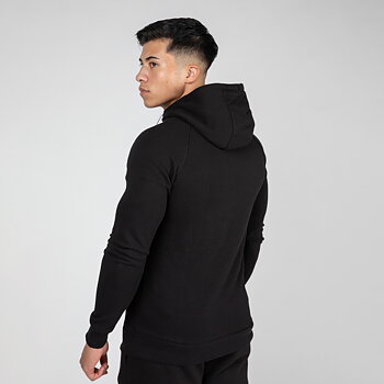 Payette Zipped Hoodie, black