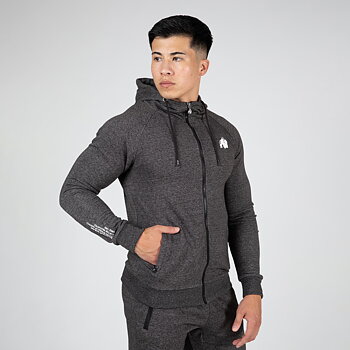Payette Zipped Hoodie, grey