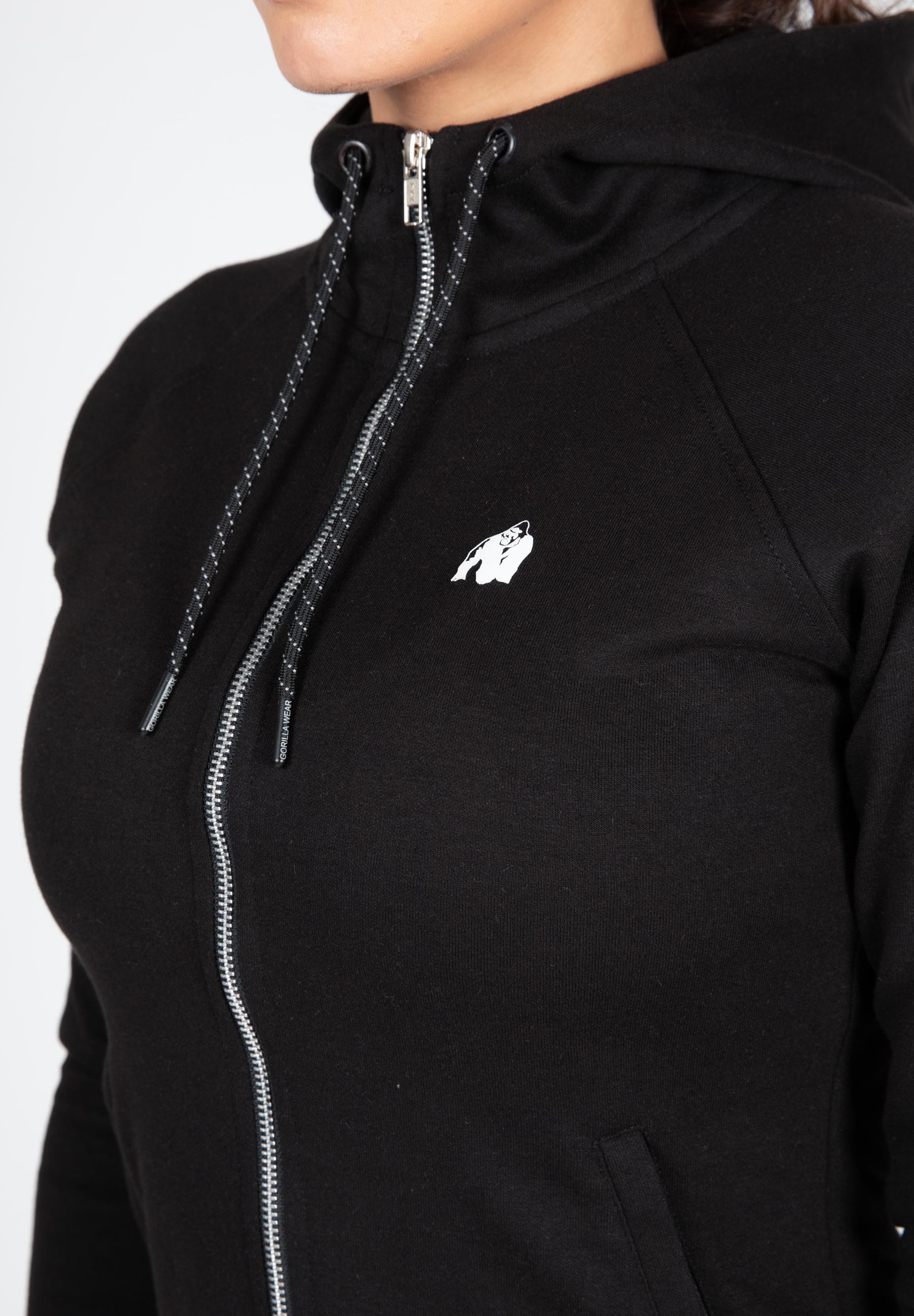 Marion Zipped Hoodie, black - 8