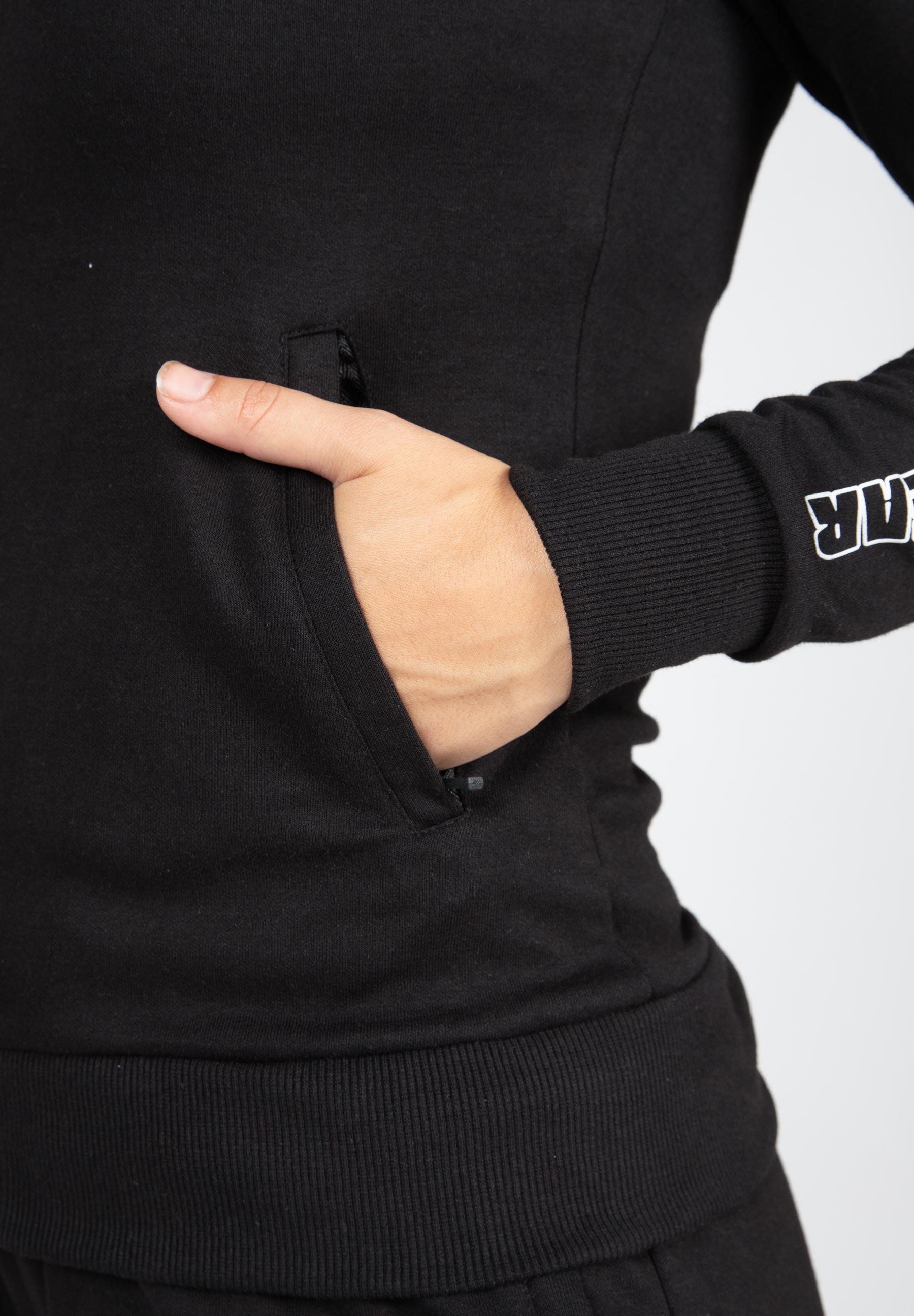 Marion Zipped Hoodie, black - 10