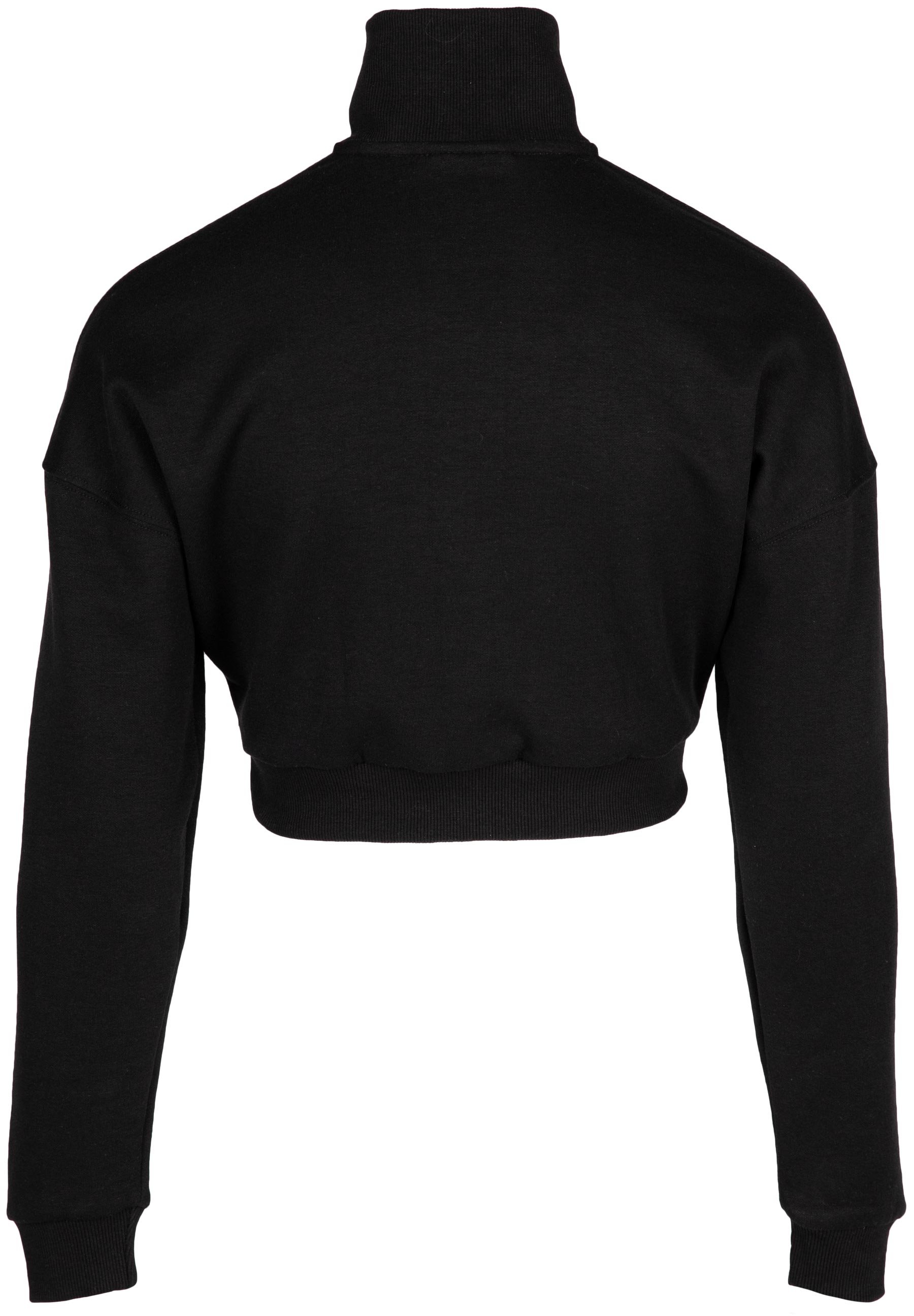 Ocala Cropped Half-Zip Sweatshirt, black - 6
